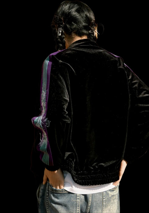 Velvet Knitted Loong Jacket